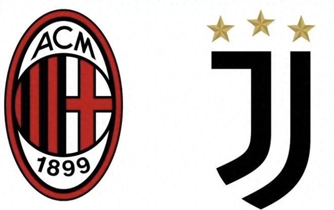 包含尤文图斯对阵AC米兰，双方实力均衡的词条